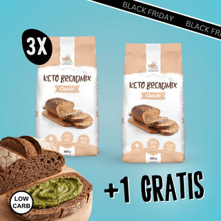 Paket KETO mešanic za kruh 3+1 GRATIS