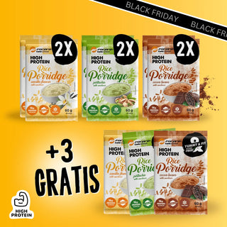 Paket proteinskih riževih kaš + 3 GRATIS