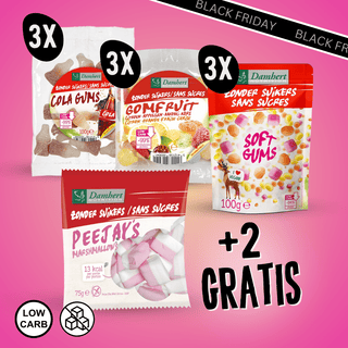 Paket bonbonov brez sladkorja + 2 GRATIS