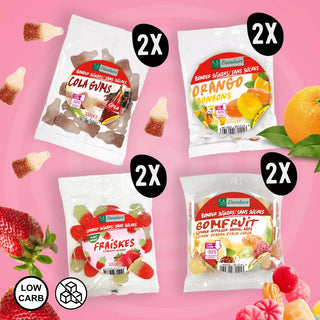 Brezsladkorni bonbon paket – 4 okusi