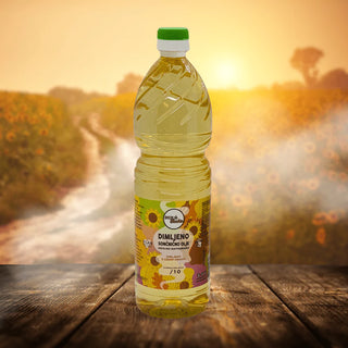 Dimljeno sončnično olje 10/10, 1000 ml
