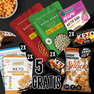 KETO sladko-slani užitki, 5 GRATIS izdelkov
