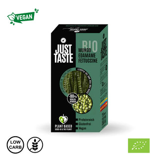 Low carb BIO fettuccine iz mung fižola in edamama
