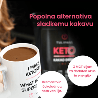 KETO kakavov napitek 450 g Tulipans